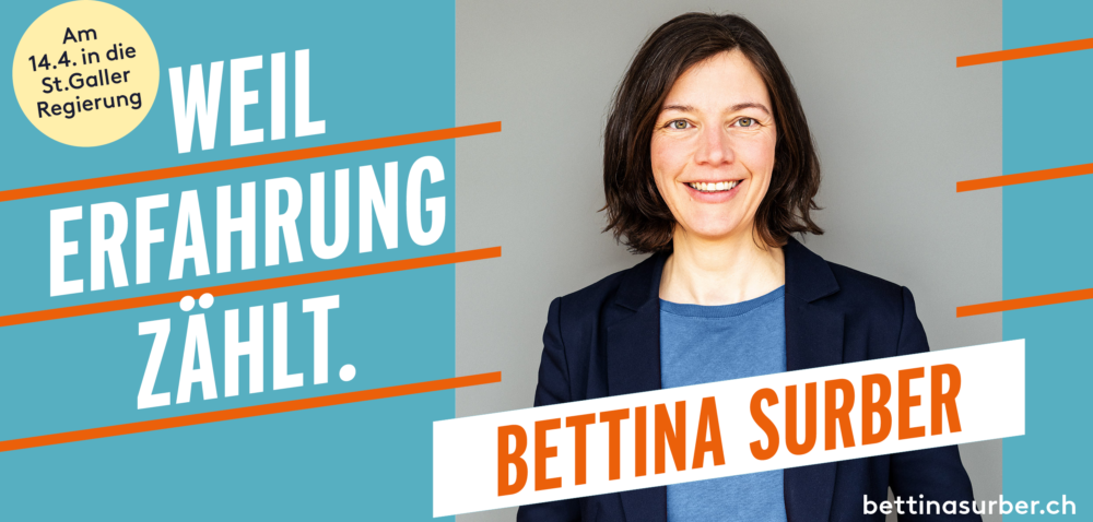 Bettina Surber in die Regierung!